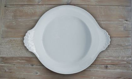 Ovenschaal rond met 2 oren