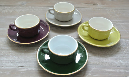Kop en schotel espresso